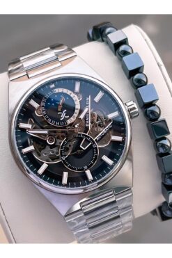 Daniel Klein Otomatik Ve Manuel Kurmalı Mehtap Ve Güneş Kadranlı 3 Atm Erkek Kol Saat FDK.14269.K3