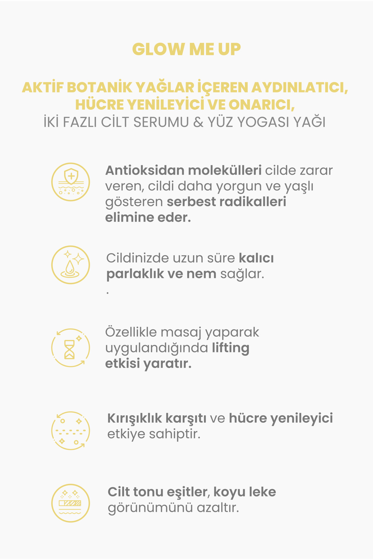 EIGHTH COLOR Glow Me Up - Leke Karşıtı, Aydınlatıcı ve Onarıcı Etkili İki Fazlı Serum 30ml - Görsel 3