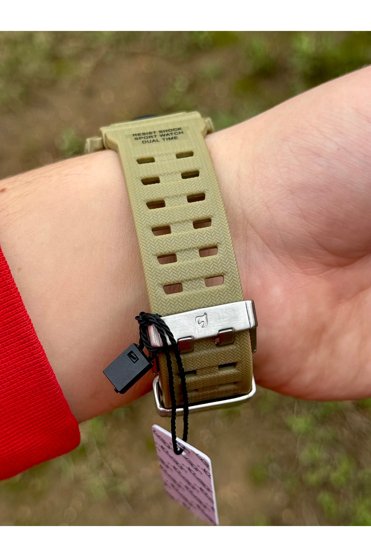 Joefox G-shock model garantili ışıklı. spor şık su geçirmez silikon kordon erkek kol saati - Görsel 3