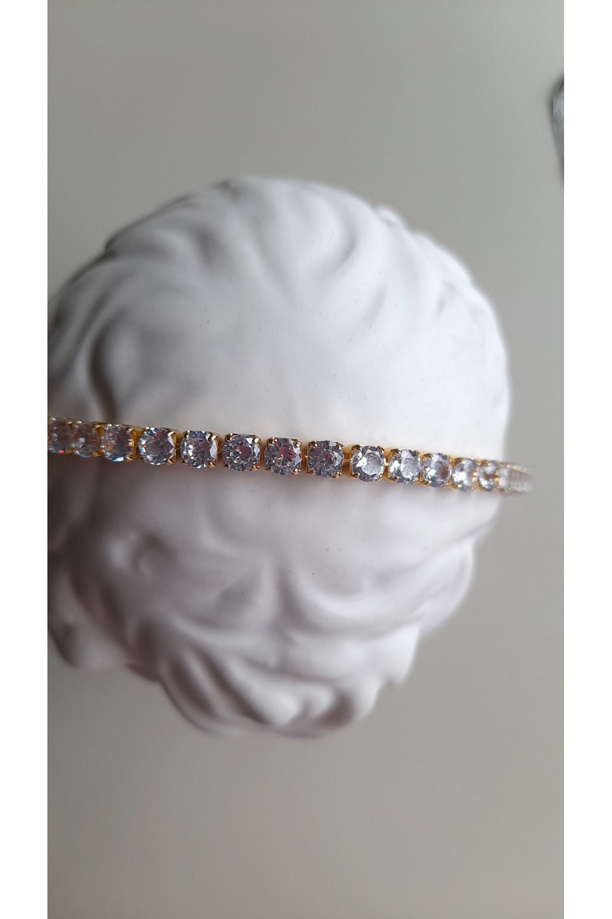 Opia JEWELRY Çelik Su Yolu Altın Renk Bileklik - Görsel 2