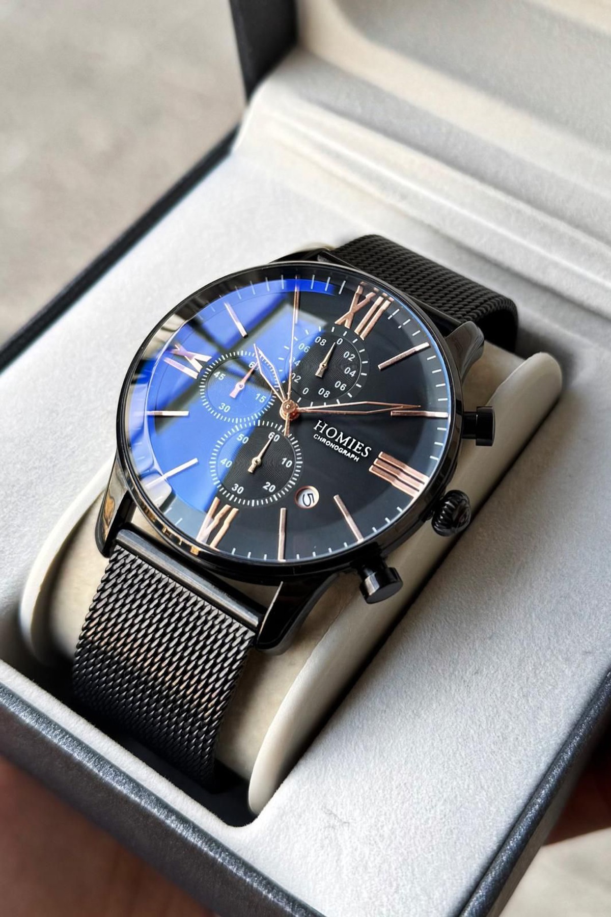 Homies Erkek Kol Saati Orjinal Hediyelik Kutusu ve Bileklik Hediyeli Tüm Foksiyonları Çalışır.HM059265694