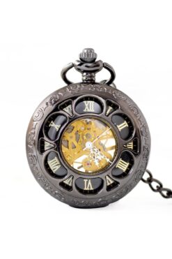 valkyrie Kurmalı Mekanik İskelet Köstekli Cep Saati