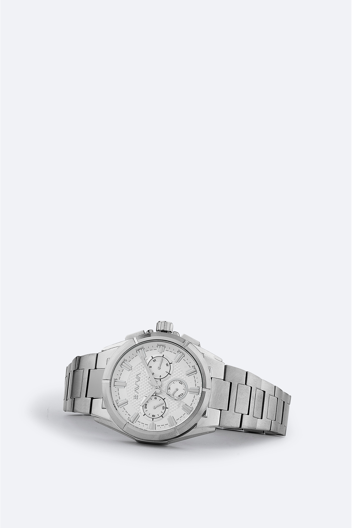 Avva Erkek Gümüş Hediye Kutulu Metal Kordonlu Kol Saati B009036 - Görsel 2