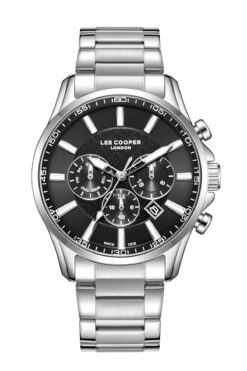 Lee Cooper Orijinal Fonksiyonlu Takvimli Çelik Erkek Kol Saati