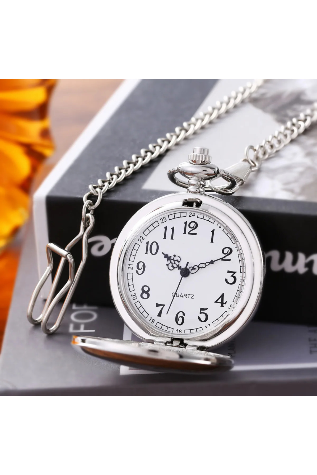 PW POLO WHITE Köstekli Cep Saati - Görsel 3