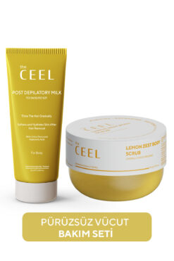 The Ceel Tüy Azaltmaya Yardımcı & Arındırıcı İkili Vücut Bakım Seti