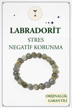 Orenda Design Labradorit Doğal Taş Bileklik (KORUMA VE RUHUN İÇ YOLCULUĞU) 1.kalite Doğal Taş