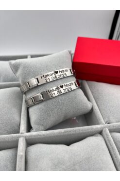 Sepetten Eve Kişiye Özel Italyan Bileklik Isim Yazılı Italyan Bileklik Çift Bilekliği Sevgiliye Hediye 14 Şubat N
