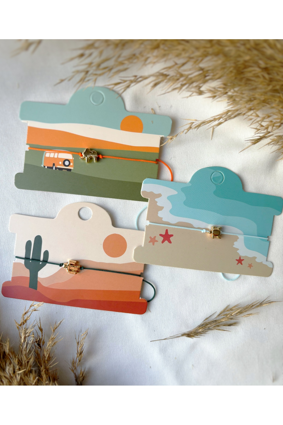 Atölye Merdiven 3lü Arkadaşlık bileklik seti