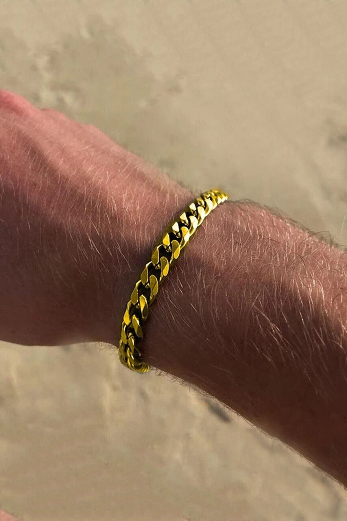 TREND COLLECTİON 7 Mm Gurmet Erkek Bileklik Kalın Zincir