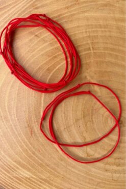 BAE ATOLYE 10'lu kırmızı şans ip bileklik