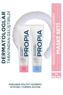 Propia Gözenek Karşıtı ve Nemlendirici Maske Seti