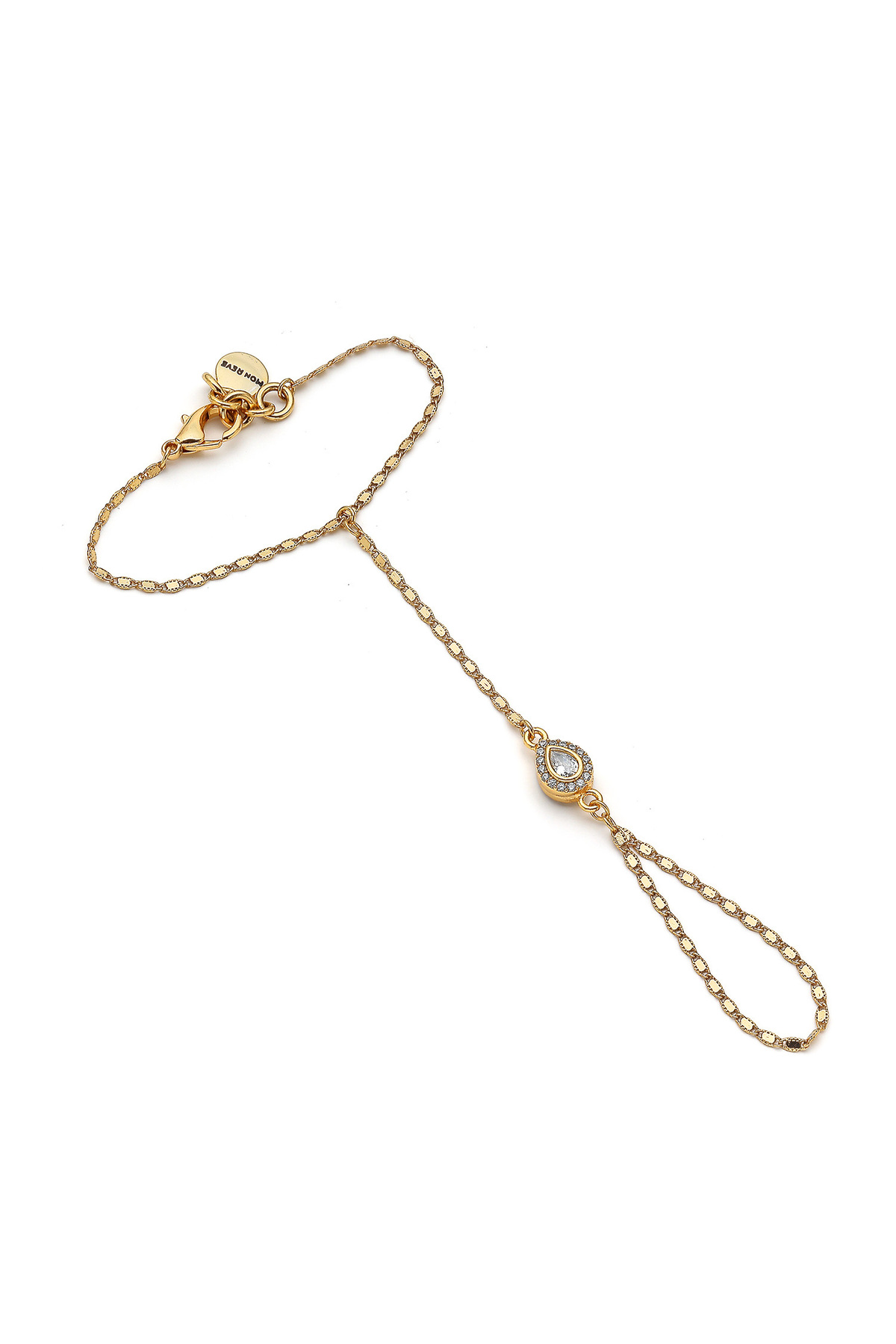 Mon Reve Karma Zirkon Altın Kaplama Zincir Şahmeran