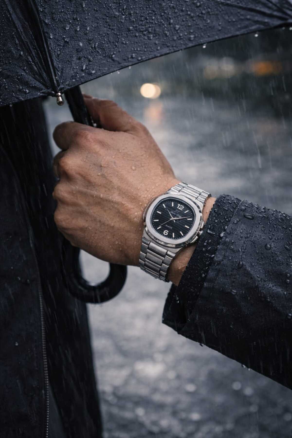 POGR Erkek Kol Saati su Geçirmez Eşref Tek Modeli - Görsel 2