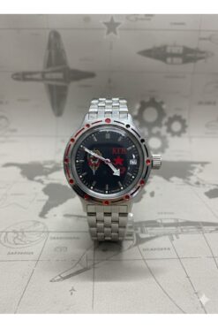 ESKİ YENİ ANTİK Vostok Amphibia Mekanik Otomatik Erkek Kol Saati Siyah Kadran