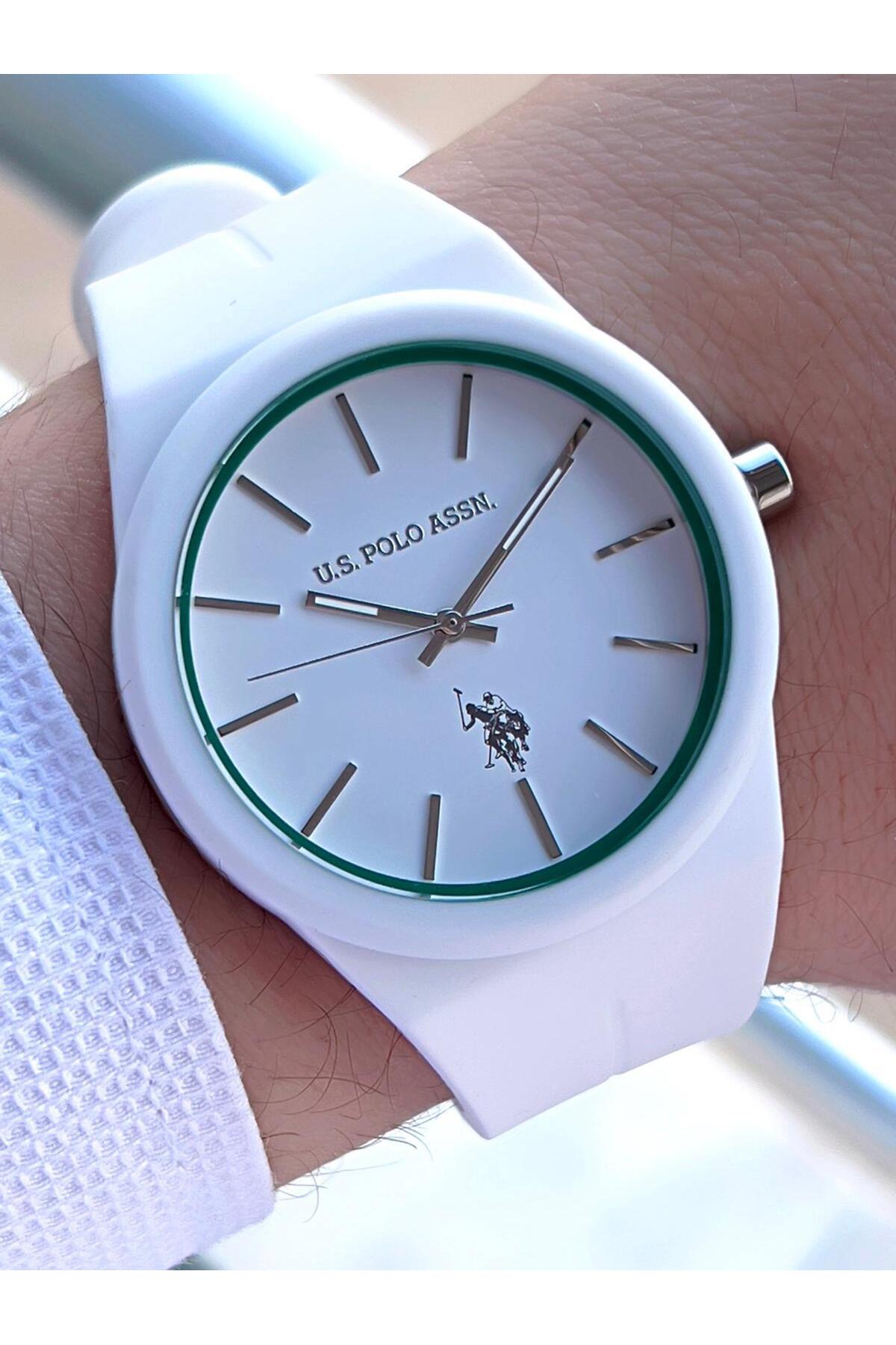 U.S. Polo Assn. U.S.POLO ASSN Silikon Kordon 3 Atm Suya Dayanıklı Spor Erkek Kol Saati U.SPA.1110.E01