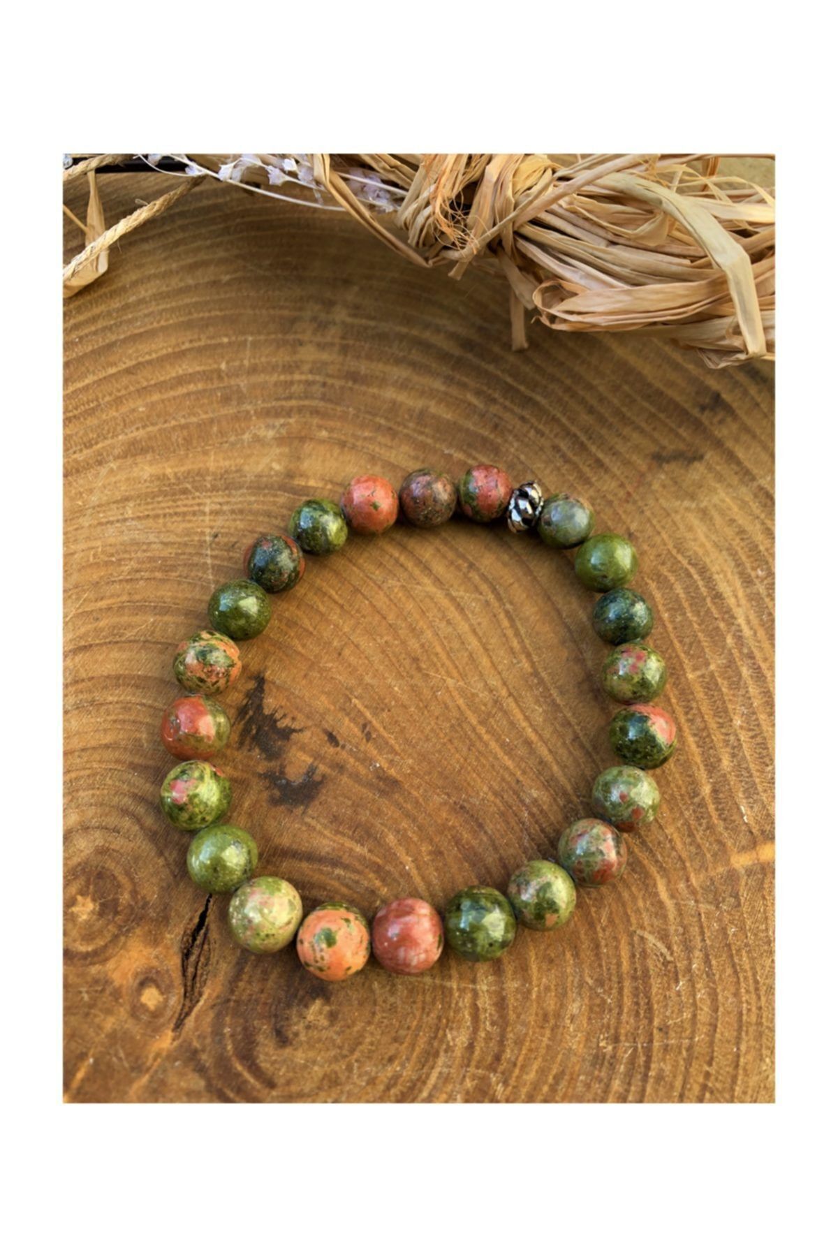 AYZE DOĞALTAŞ Unakit Bileklik 8 Mm