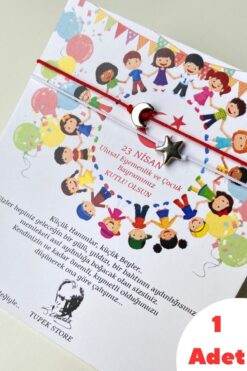 Tupek Store 23 Nisan Ay Ve Yıldız Hediye Şans Bileklik