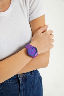 Aqua Di Polo 1987 Mor Kadın Silikon Kol Saati