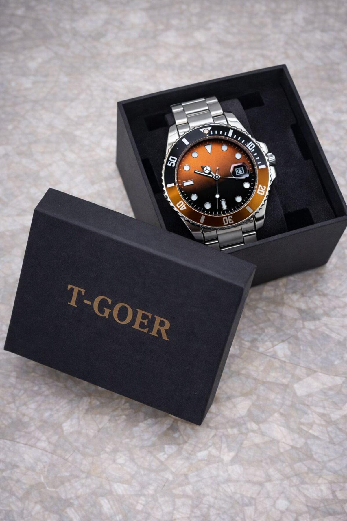 T-GOER OTOMATİK GÖRÜNÜMLÜ AKAR SANİYE ÇELİK KORDON ERKEK KOL SAATİ - Görsel 3