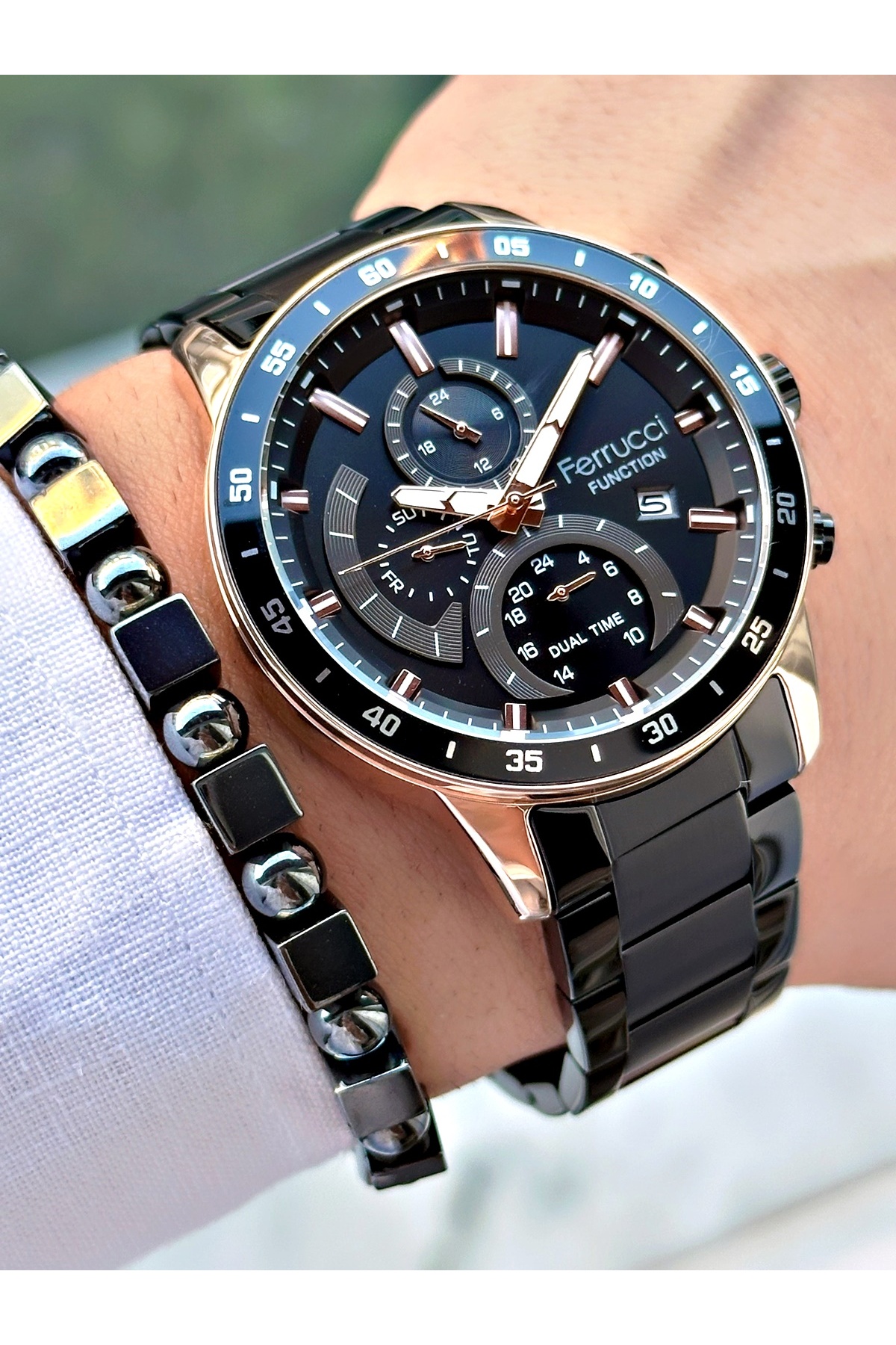 Ferrucci Function Fcf.14079fm Multi Fonksiyon Erkek Kol Saati 3 Atm Su Geçirmezlik