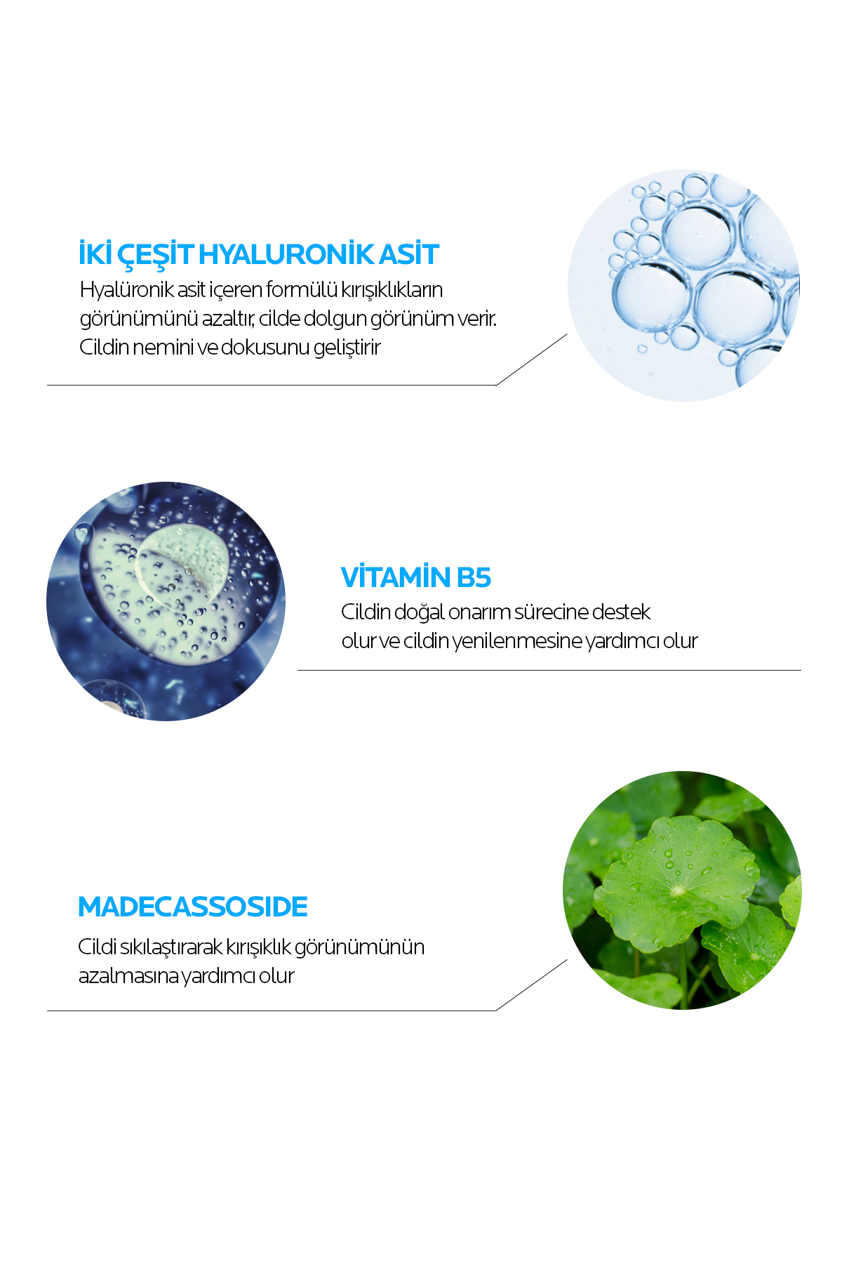 La Roche Posay Kırışıklık Karşıtı ve Dolgunlaştırıcı Hyalüronik Asit İçeren Hyalu B5 Serum 10 ml - Görsel 3