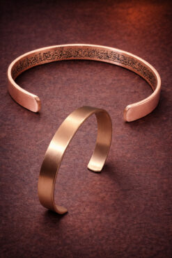 İyyaKee İçi Dualı Erkek Kadın %100 Saf Bakır Bileklik – Nazar Ayeti Dualı Ayarlanabilir