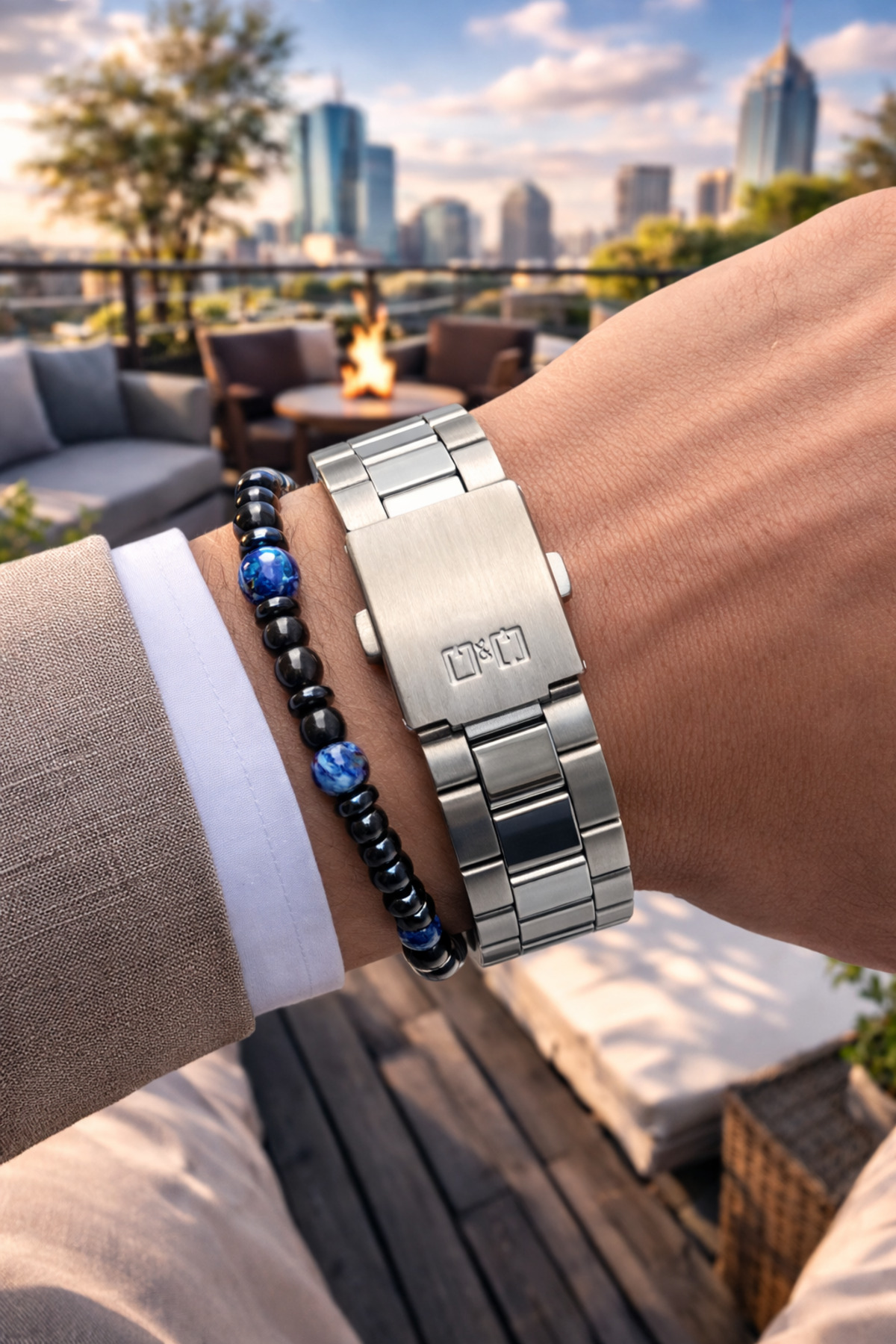 Q&Q QQ ERKEK ÇELİK KOL SAATİ ORİJİNAL MARKA - Görsel 2