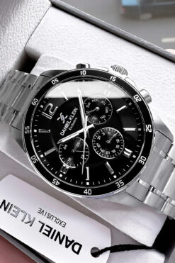 Daniel Klein Exclusive Erkek Kol Saati 3 Atm Su Geçirmez Gümüş Renk Çelik KordonDke2005c5