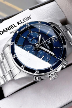 Daniel Klein Full Fonlsiyon Erkek Kol Saati 3 Atm Su Geçirmez Gümüş Renk Çelik Kordon Dke2006c3