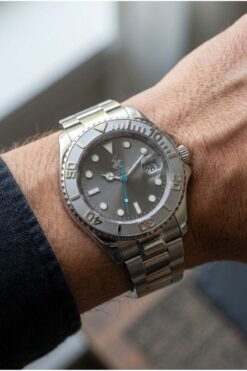 Beverly Hills Polo Club Gümüş Erkek Kol Saati | 40,5 mm Çelik Kasa, Gümüş Çelik Kordon, Gri Kadran