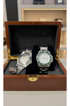 Yegane Otomatik Görünümlü Erkek Kol Saati Akar Saniyeli Paslanmaz Çelik Limited Edition