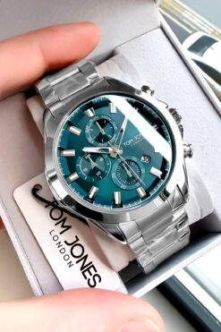 Tom Jones Erkek Kol Saati 3 Atm Su Geçirmez Gümüş Renk Çelik Kordon Dkh2542c2