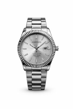 SEES AKSESUAR Erkek Kol Saati Gümüş Kadran Çelik Kordon Quartz Takvimli Klasik Tasarım