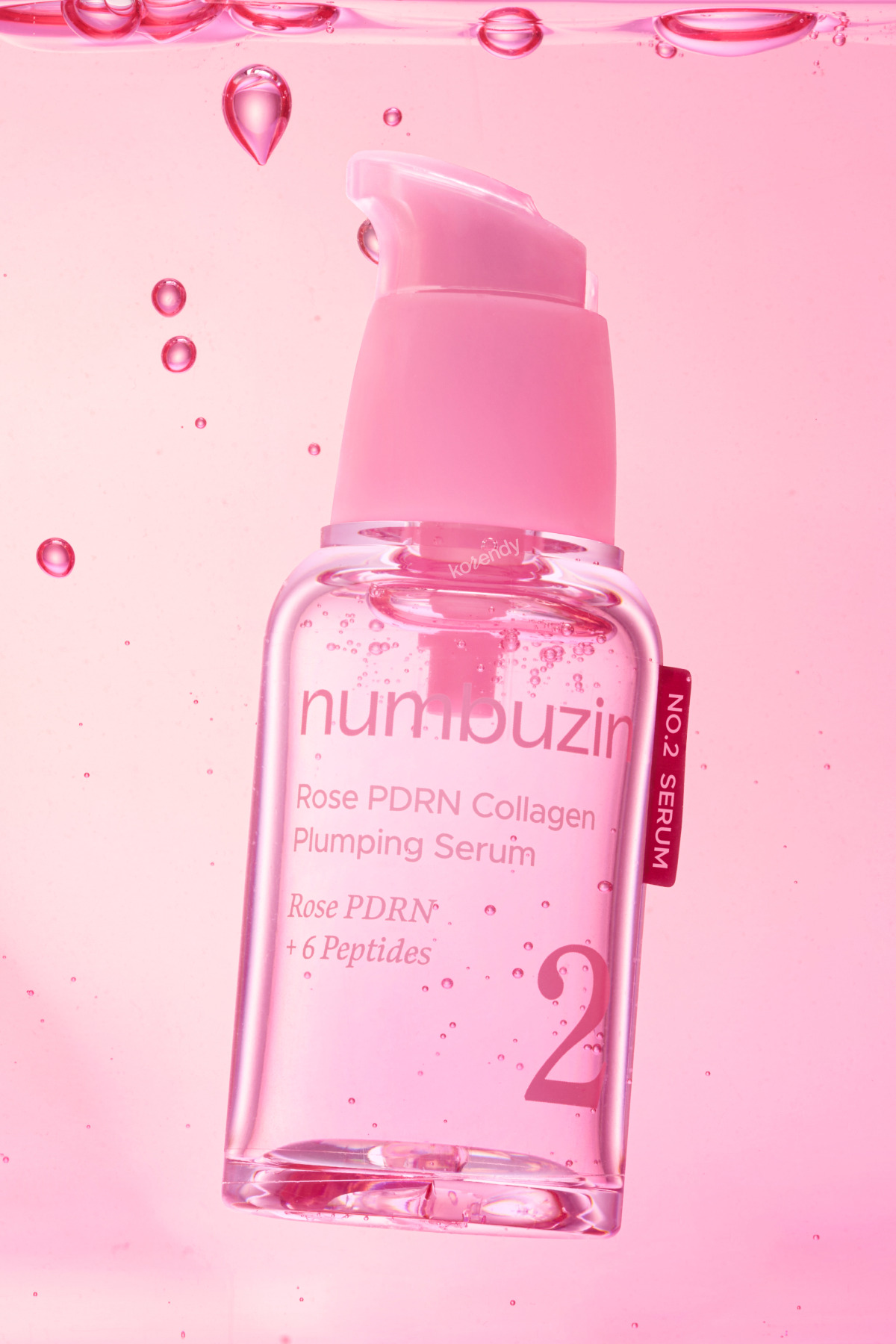 Numbuzin No.2 Rose PDRN Collagen Plumping Serum - Dolgunlaştırıcı, Parlatıcı %5 Gül PDRN, Peptitli Serum 30ml - Görsel 3