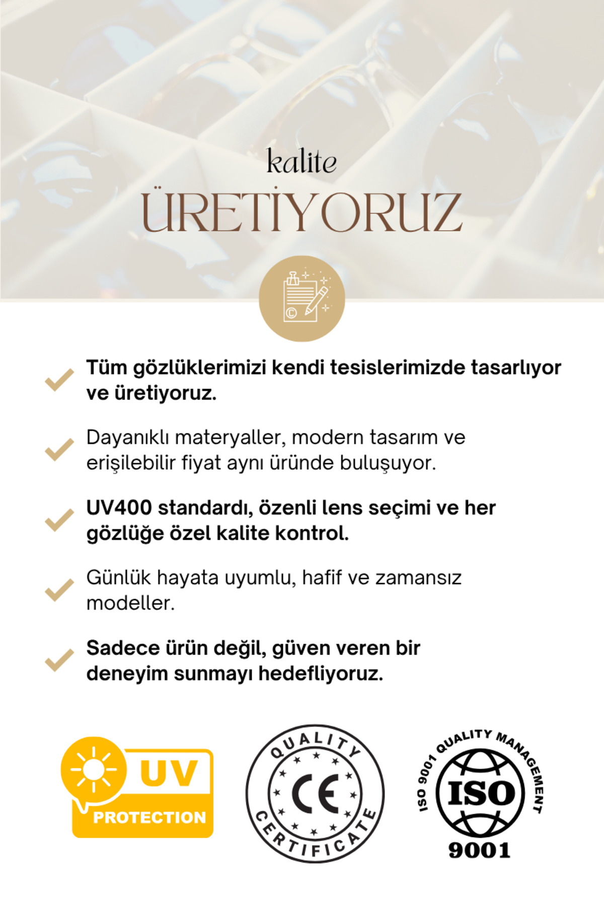 Kinary Unisex Güneş Gözlüğü 3'lü Fırsat Seti 2028 - Görsel 3