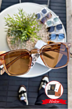 WATCHOFROYAL Güneş Gözlüğü Kadın & Erkek Uv400 Cam Ce Belgeli Rose Lorraınew