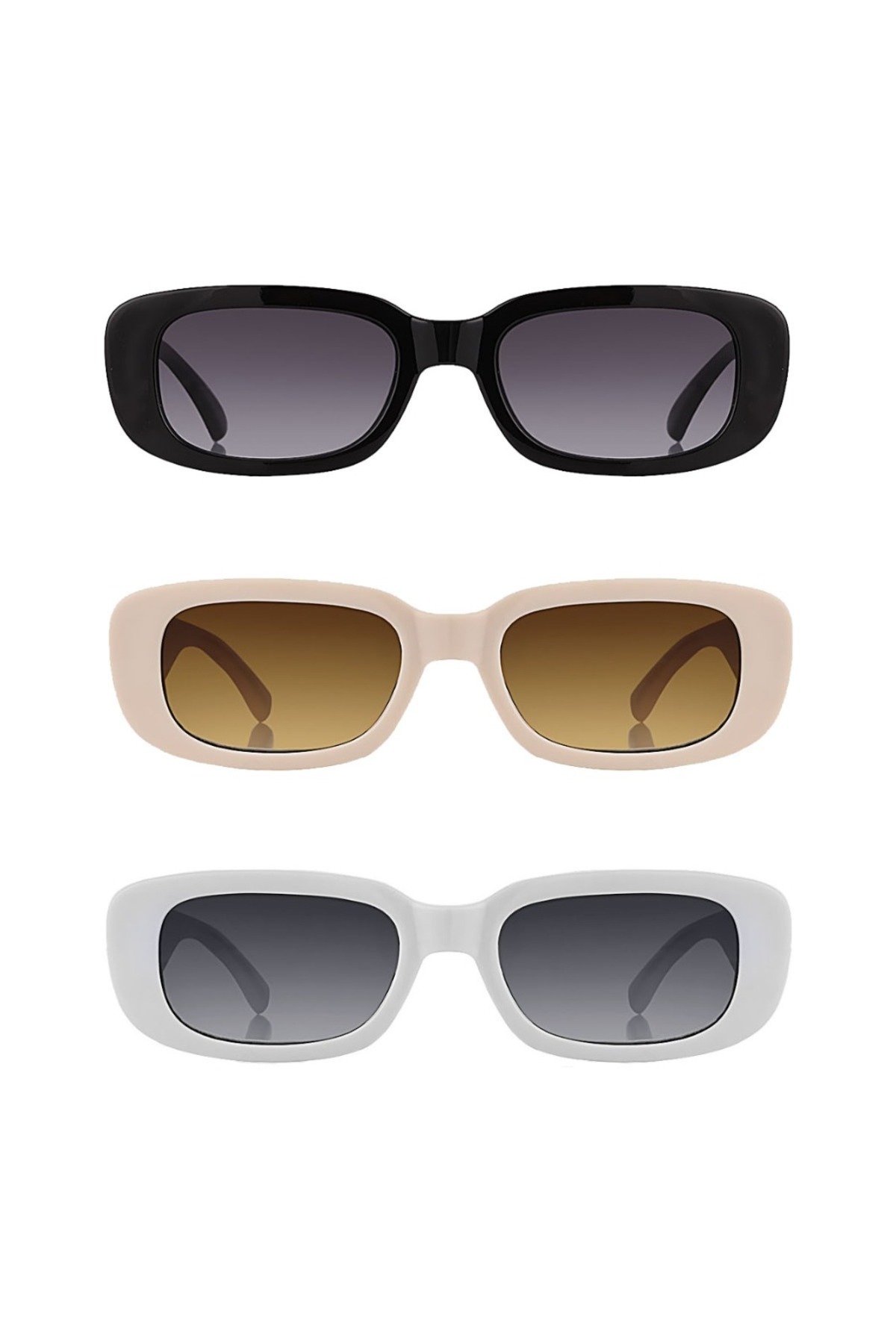 Kinary Uv400 Korumalı Unisex Güneş Gözlüğü 3'lü Fırsat Seti 1047 - Görsel 2