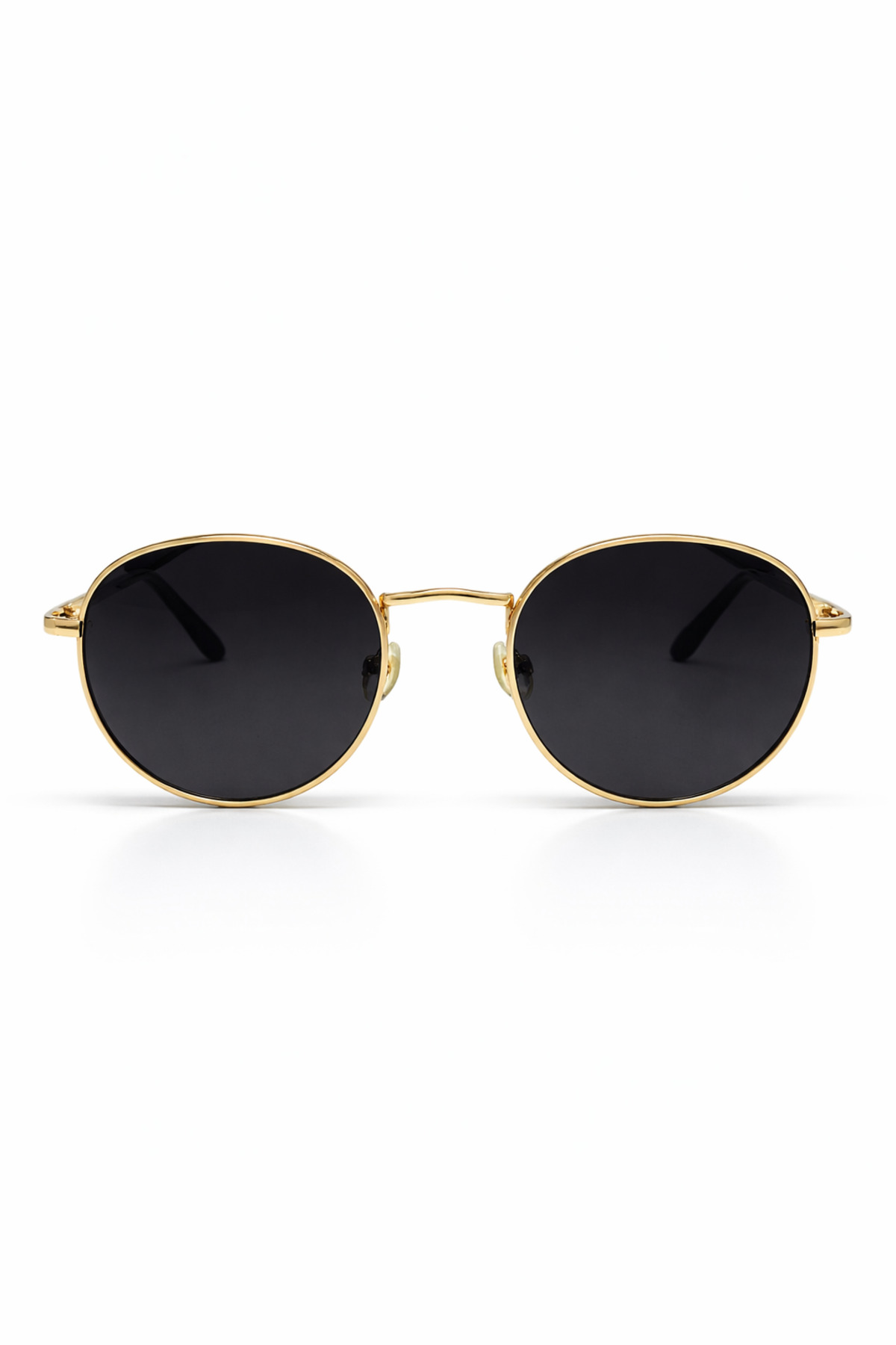 MACERATİ Bacon Oval Gold Siyah Round Unisex Güneş Gözlüğü - Görsel 2