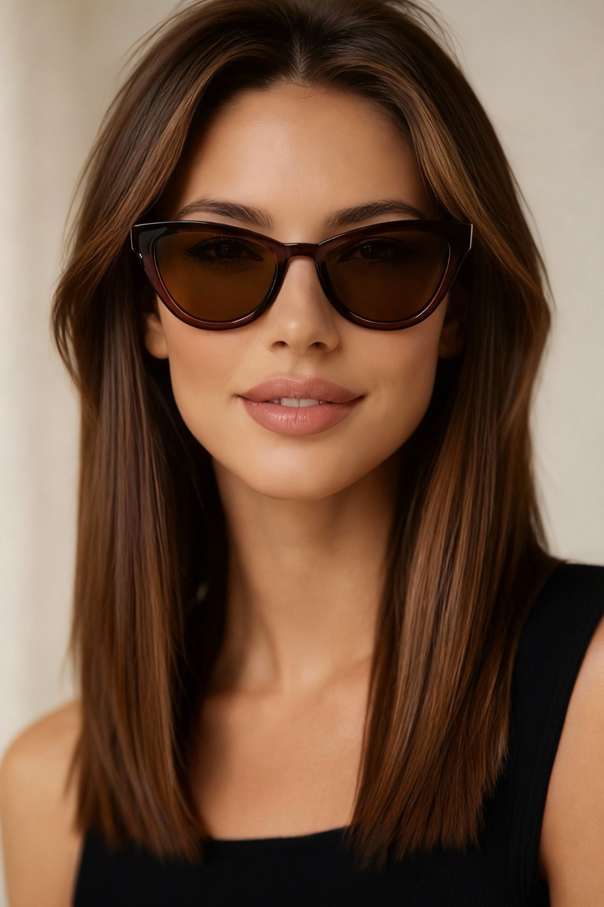 Eyesofia Tascono Unisex Lüx Siyah Güneş Gözlüğü - Görsel 3