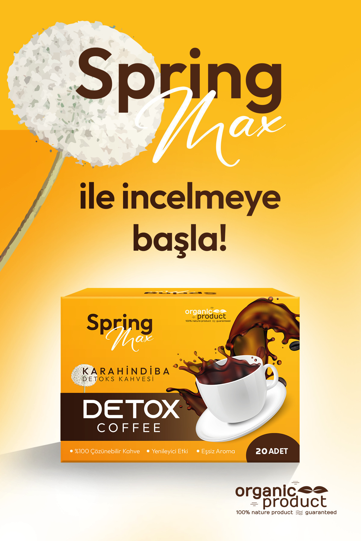 SPRİNGMAX Coffe detox kahve - Görsel 2