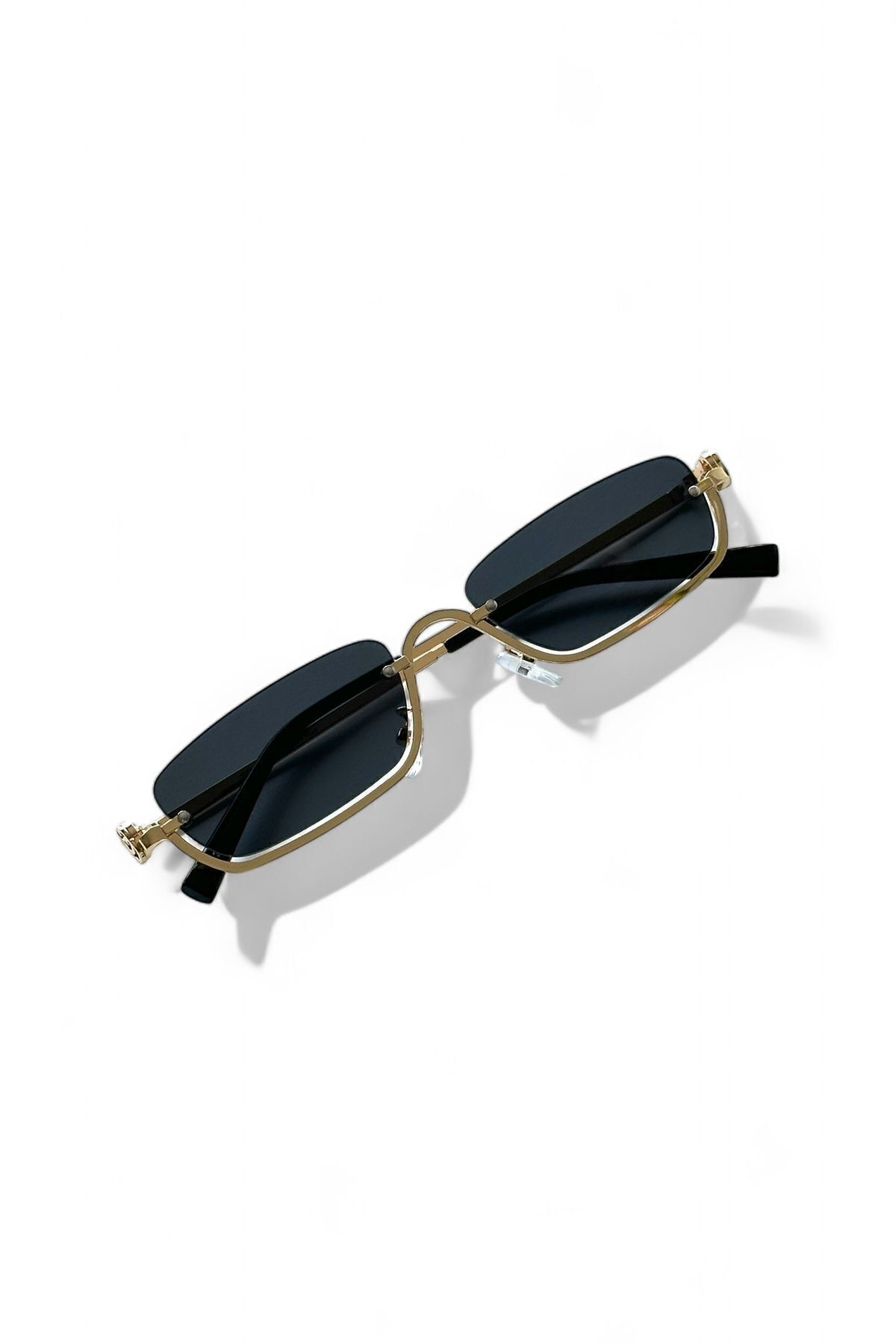 REN EYEWEAR GULİTE GÜNEŞ GÖZLÜĞÜ METAL YARIM ÇERÇEVE GOLD SİYAH 2026 KADIN - Görsel 2