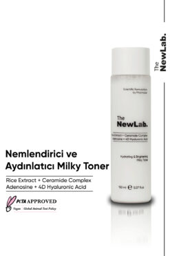 The NewLab Nemlendirici Ve Aydınlatıcı Milky Toner 150ml(RİCE EXTRACT, ADONESİNE, CERAMİDE COMPLEX, 4D H.ACİD)