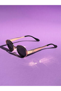 BRILLIAEYEWEAR Nadia Metal Tasarım Güneş Gözlüğü Uv-400 Korumalı Cam
