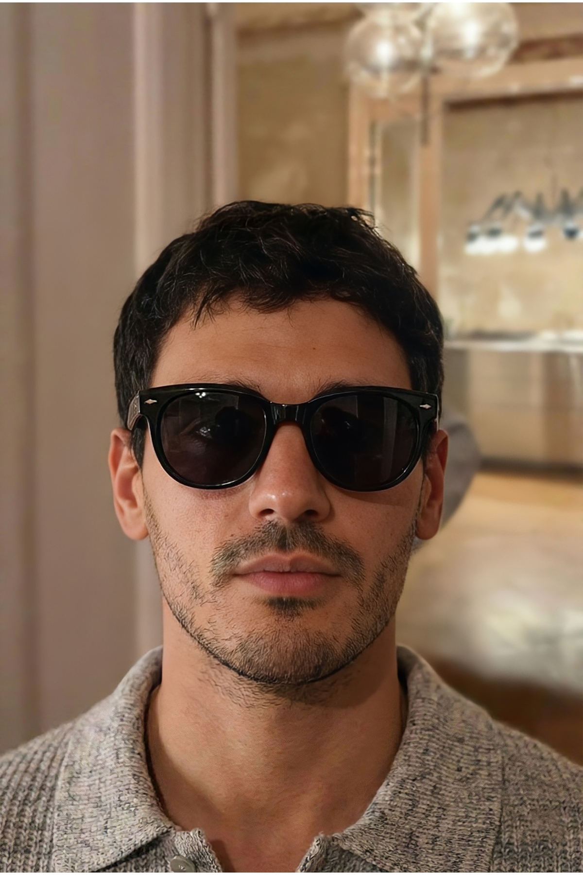 Eyesofia Mimosa Unısex Siyah Güneş Gözlüğü - Görsel 3