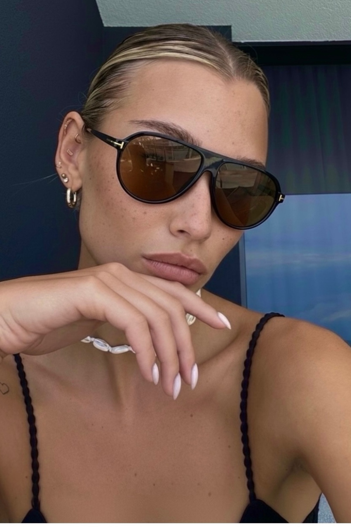 REN EYEWEAR REN Sepia Air Unisex kahverenkli Pilot Güneş Gözlüğü | UV400 Koruma - Görsel 2