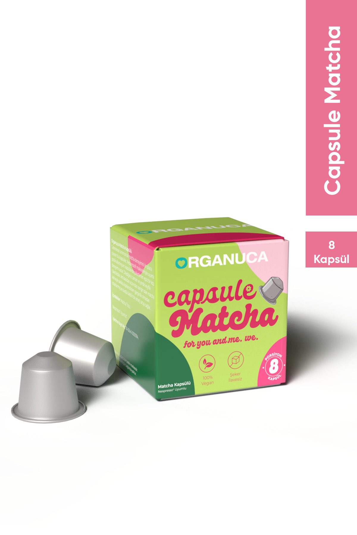 Organuca Matcha Matcha - Matcha Kapsül 8 Kapsül 6'lı Paket - Görsel 2