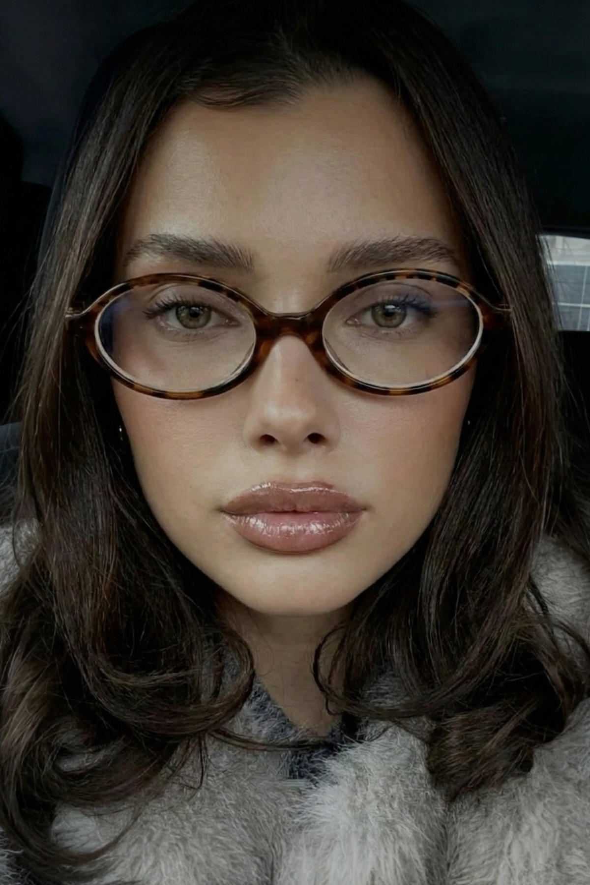 Eyesofia Oblamow Unisex Uv400 Filtreli Leopar Blue Block Gözlük - Görsel 2