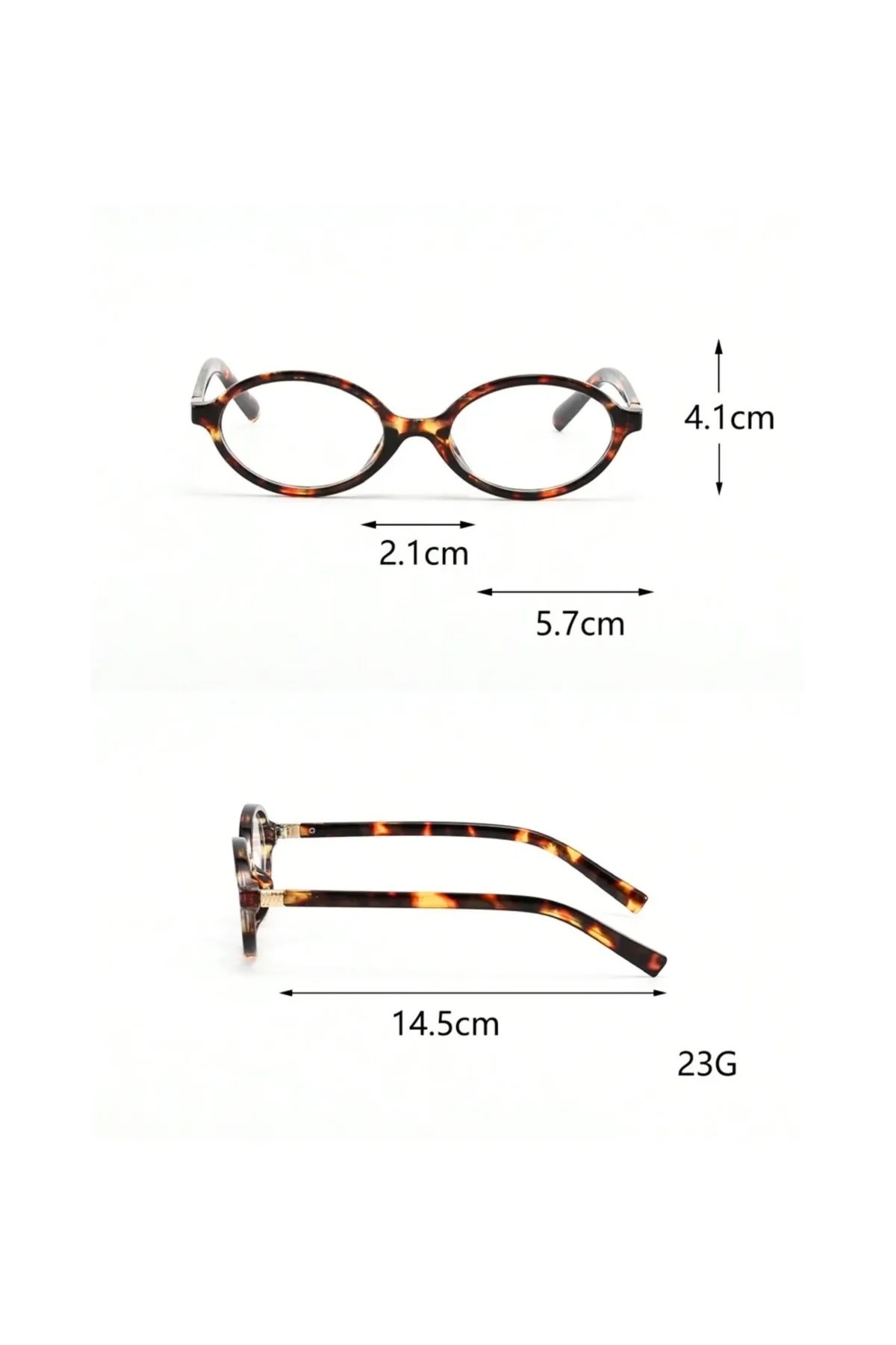 Eyesofia Oblamow Unisex Uv400 Filtreli Leopar Blue Block Gözlük - Görsel 3