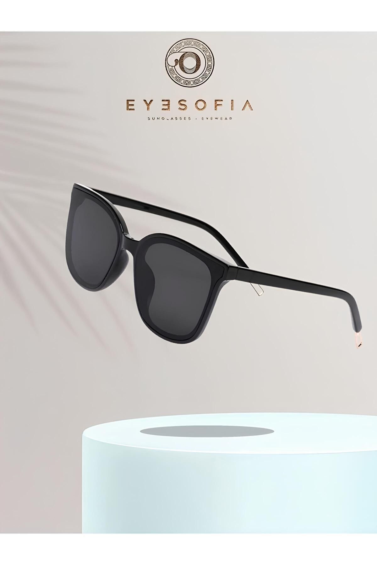 Eyesofia Jutem Kadın Siyah Güneş Gözlüğü - Görsel 3